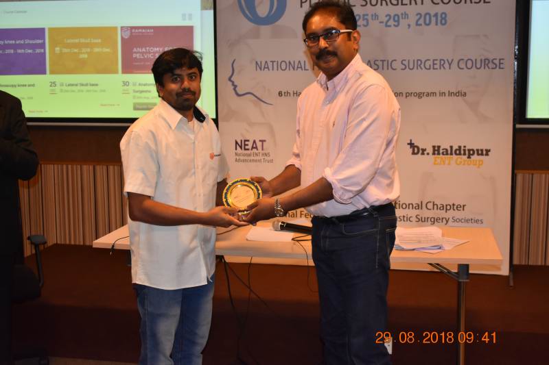 06th National Facial Plastic Surgery Course - 25th to 29th August 2018.